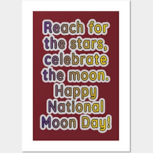 Moonlit Dreams: Celebrating National Moon Day Posters and Art